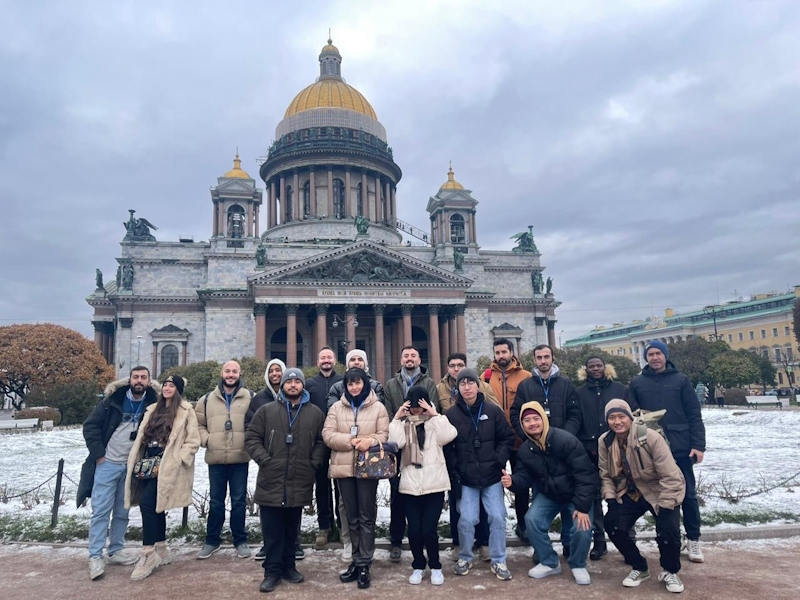 Иностранные студенты Политеха: осенние экскурсии по Санкт-Петербургу